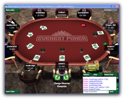 Everest Poker Table