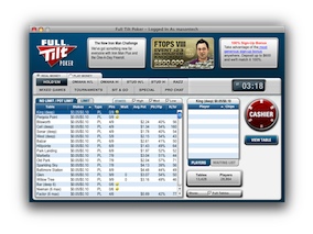 Full Tilt Poker Lobby