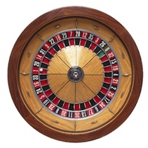 Showing the Numbers on a Roulette Wheel