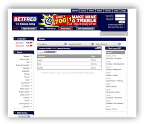 BetFred Football Betting