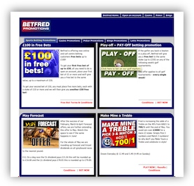 Current Offers at BetFred